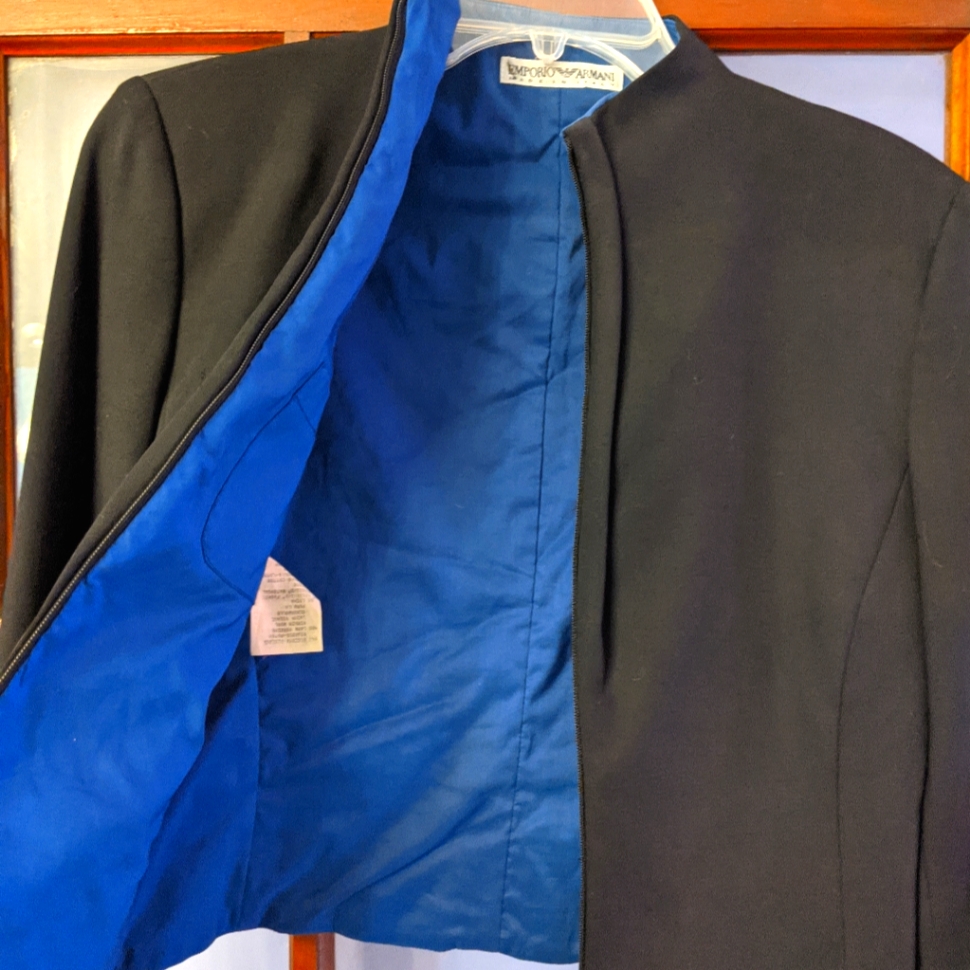 Emporio Armani Black Sleek Jacket